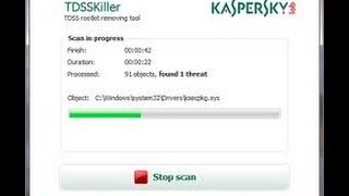 TDSSKiller How To Download And Scan [upl. by Arlan]