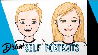 How to DRAW a SELF PORTRAIT [upl. by Adiana]