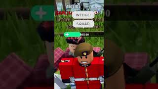 The British Army instructor died 4 times ROBLOX shorts [upl. by Lynett731]