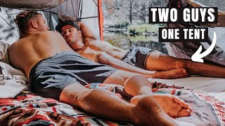 TWO GUYS ONE TENT  OffGrid Adventure [upl. by Suirada801]