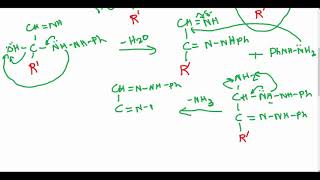 Complete detailed mechanism for the Osazone formation [upl. by Anelliw]