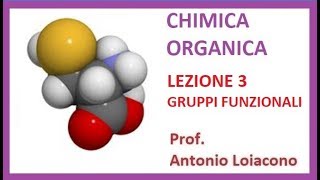 CHIMICA ORGANICA  Lezione 3  Gruppi Funzionali [upl. by Anitsugua]