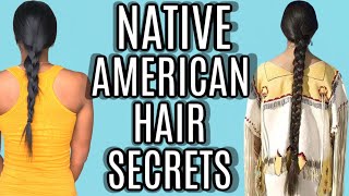 NATIVE AMERICAN LONG HAIR GROWTH SECRETS FOR STRONGER HAIR [upl. by Oicnedurp]