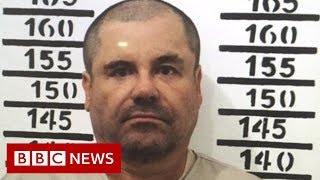 El Chapo Rare prison video emerges  BBC News [upl. by Noirda]