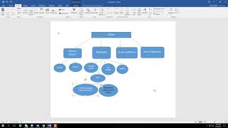 Create a concept map in MS Word [upl. by Ennayr]