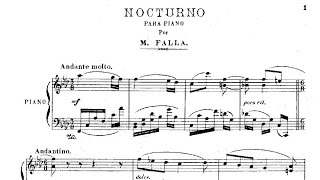 Manuel de Falla Nocturno 1896 [upl. by Eloci]