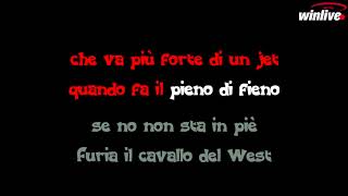 FURIA CAVALLO DEL WEST KARAOKE [upl. by Narot139]