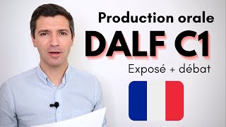 DALF C1  Production orale  Simulation exposé  débat Soustitres [upl. by Ed]