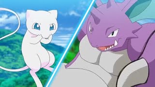 Mew VS Nidoking Pokemon Battle [upl. by Gregson]