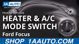 How to Replace Heater amp AC Mode Switch 0007 Ford Focus [upl. by Corvin762]