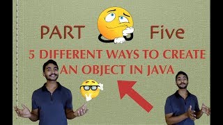 DIFFERENT ways to create an OBJECT in JAVA  Part 5  deserialization in java  readObject [upl. by Cockburn]