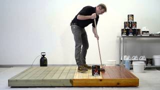 How To Stain Your Deck Quickly And Easily  Environmentally Friendly  Sansin [upl. by Noiro577]