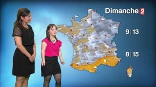 Météo France 2 Mélanie SEGARD 14032017 [upl. by Ocsic]