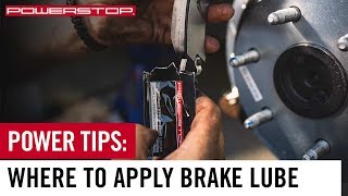 How To Apply Brake Lube  PowerStop [upl. by Mccafferty498]