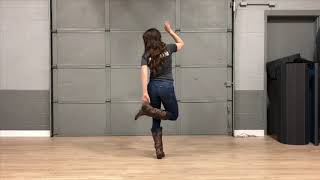 Footloose Line Dance Instruction [upl. by Gwendolyn]