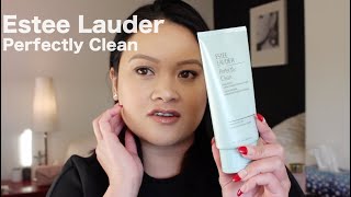 Estee Lauder Perfectly clean Review  CRISTINA MADARA [upl. by Inram]