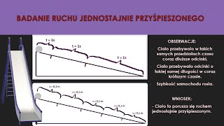 Ruch jednostajnie przyśpieszony fizyka szkoła podstawowa [upl. by Clausen913]