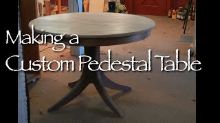 Pedestal Table Building Process by Doucette and Wolfe Furniture Makers [upl. by Stilu]