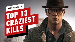 Top 13 Crazy Hitman 3 Kills and Takedowns [upl. by Aerdua]