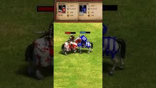 Paladin vs Elite Leitis AoE2 Shorts [upl. by Atneuqal871]