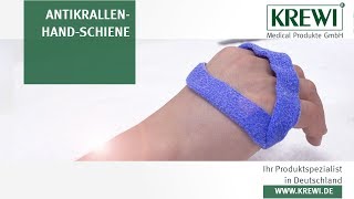 5 AntikrallenhandSchiene  Ulnarislähmung  Ergotherapie [upl. by Oys]