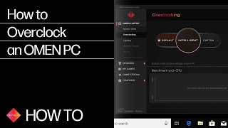 Overclock an OMEN Computer  OMEN Gaming  HP Support [upl. by Adest566]