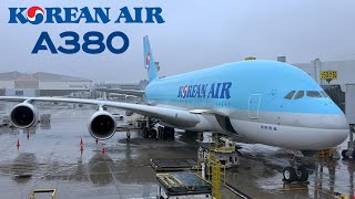 🇺🇸 Los Angeles LAX to Seoul ICN 🇰🇷 Korean Air Airbus A380  FULL FLIGHT REPORT Polar route [upl. by Eeralav838]