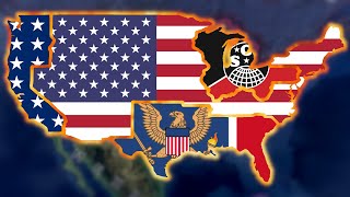 Second American Civil War in Hoi4  Kaiserreich  RP storytelling [upl. by Ayidah]