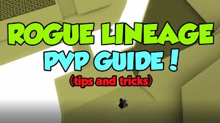 ROGUE LINEAGE How to get better at PvP  PvP Tips and Tricks  Roblox Rogue Lineage Basics 3 [upl. by Nilyad]