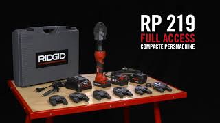 RIDGID RP 219 Persgereedschap [upl. by Kral]