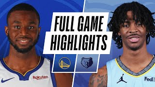 WARRIORS at GRIZZLIES  FULL GAME HIGHLIGHTS  March 19 2021 [upl. by Ardnalac]