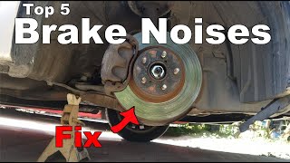 How to Stop Brake Noise Squeak Squeal Grinding Noisy Brakes [upl. by Clarke]