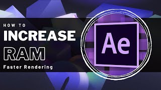 After Effects  How To Increase RAM Preview amp Rendering Speeds [upl. by Enilrem619]