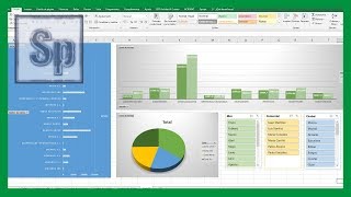 Excel  Cómo hacer gráficos dinámicos y crear un Dashboard con segmentación de datos Español HD [upl. by Stag]