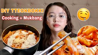 DIY TTEOKBOKKI KOREAN RICE CAKE Cooking  Mukbang  Philippines [upl. by Franciska]