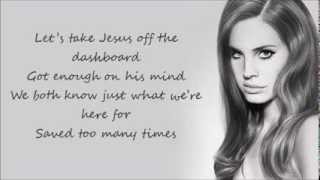 Lana Del Rey  Diet Mountain Dew Lyrics Video [upl. by Rosel]