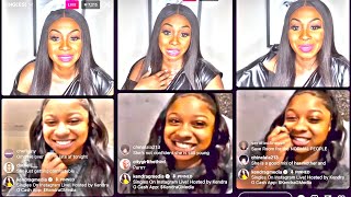 Kendra G amp Reginae Carter quotSingles With Kendraquot On IG Live  Full Instagram Live  KendraGMedia [upl. by Moise564]