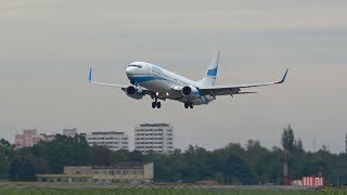 Late go around  Boeing 737 Enter Air  odejście na drugi krąg  Poznan Ławica [upl. by Maroj]