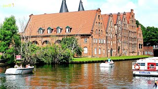 Luebeck Germany  Medieval City Centre  UNESCO World Heritage [upl. by Ecirad706]