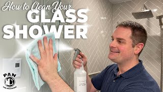 HOW TO KEEP GLASS SHOWERS CLEAN  QUICK amp EASY [upl. by Anaujahs]