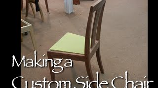 Custom Chair building process by Doucette and Wolfe Furniture Makers [upl. by Enilegna221]