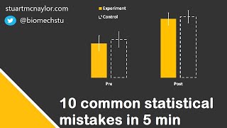 Ten Statistical Mistakes in 5 Min [upl. by Inneg448]