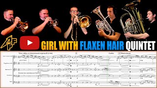 Debussy quotThe Girl with the Flaxen Hairquot Brass Quintet Play Along [upl. by Bel]