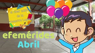 efemérides de Abril [upl. by Thant]