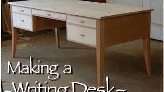 Writing Desk Building Process by Doucette and Wolfe Furniture Makers [upl. by Sorce]