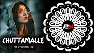 Chuttamalle 🥰  Cg X Vibration Mix 😘 New Viral Dj Song 2025 🔥 Dynamic Bass Vibration Mix 🤩 djrx [upl. by Hjerpe]