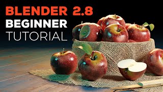 Blender 28 Beginner Tutorial  Part 1 Introduction [upl. by Valenta]