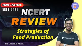 Strategies of Food Production  NCERT Review  NEET 2021  Dr Anand Mani [upl. by Tyler]