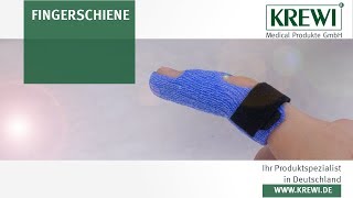 1 Fingerlagerungsschiene  Fraktur des Fingers Immobilisation  Ergotherapie [upl. by Sternberg]