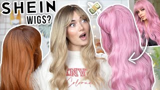 TRYING CHEAP SHEIN WIGS IS IT WORTH THE MONEY [upl. by Valda301]